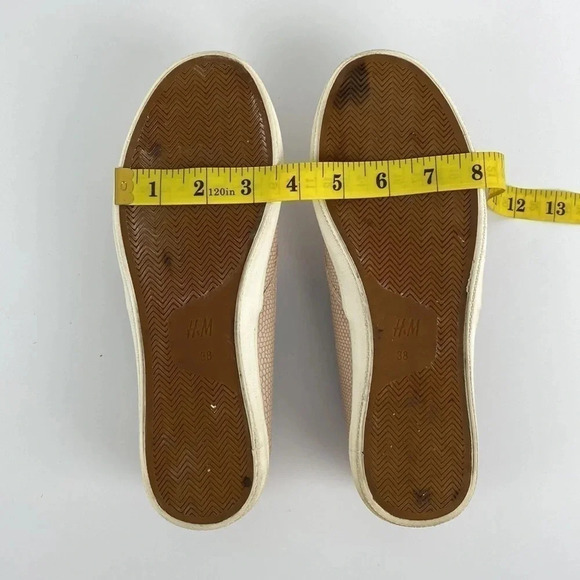 Vegan snakeskin faux leather Casual  business casual flat loafers slip on 7.5 - Picture 10 of 13